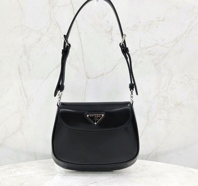 Prada Cleo gebürstetes Leder Mini Schultertasche 1BH188 149586693