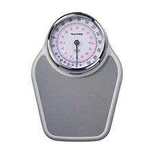 Salter Pro-Helix Professional Oversized Bathroom Scale with Grey Vinyl Anti-S...