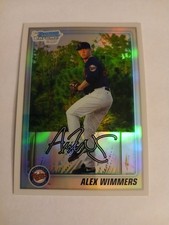 2010 Bowman Chrome Draft Refractor #BDPP88 Alex Wimmers 1st Minnesota Twins