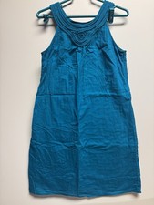 Gap Women’s Teal Mini Dress Size M Intricate Neckline. Sleeveless