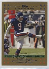 2007 Topps Postseason Highlights Gold 22/52 Robbie Gould #434 e0v