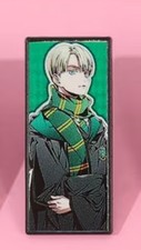 HARRY POTTER - DRAO MALFOY RECTANGLE ENAMEL PIN - FREE AU POST - AU STOCK