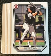 Lot (20x) COLBY SHELTON White Sox 2026 Bowman Baseball ALL paper base card #144