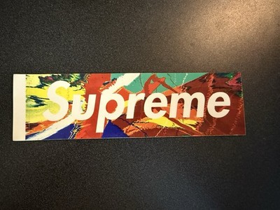 supreme ダミアンハースト　ステッカー　ボックスロゴ SUPREME Damien Hirst SPINART BOX LOGO STICKER 2009 Japan Tokyo NYC