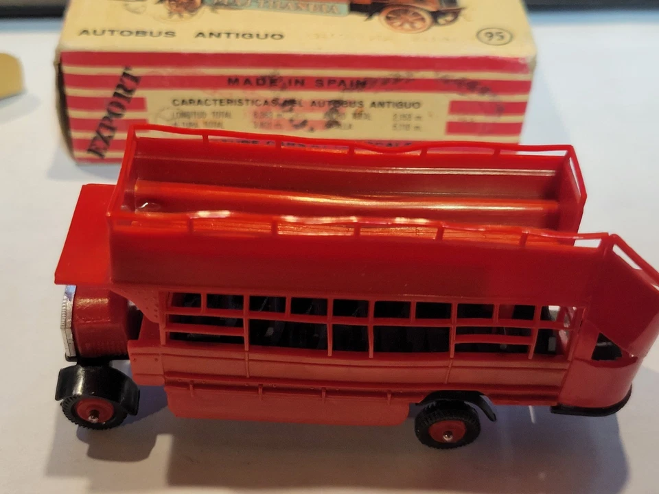 Mini coches Anguplas #95 Autobús Antiguo fabricados en España en los años 60 Foto 3 de 4