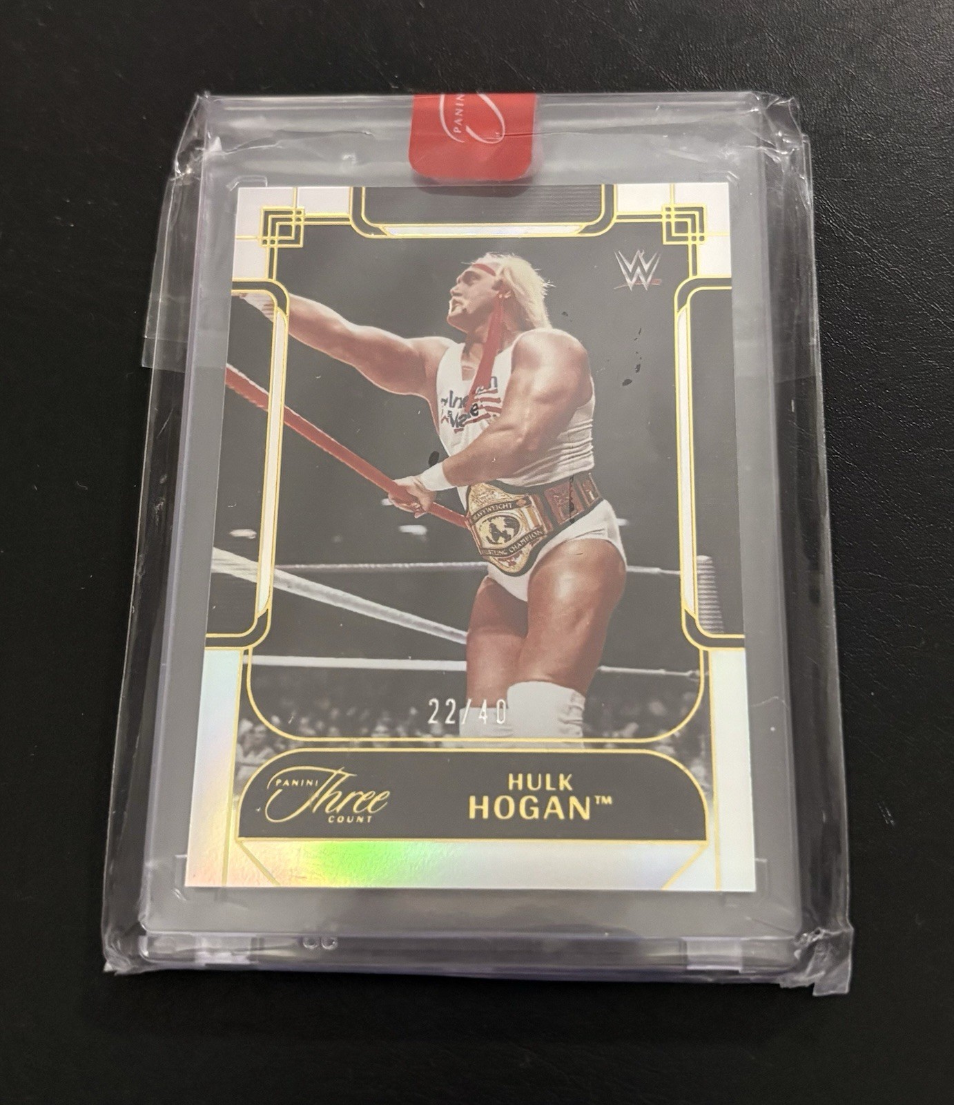 2024 Panini Three Count WWE - Hulk Hogan 22/40 🔥🔥🔥 #128