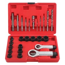 Juego de Extractor de Tornillos - Rompetuercas oxidadas y Removedor de Pernos Despojados para Reparación Automática