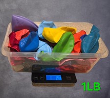 Jumbo Latex Balloon Grab Bag — Bulk One (1) LB, 16″ & larger, Great Quality