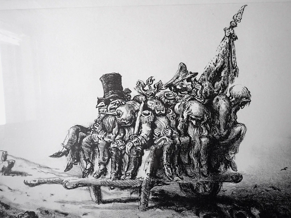 AAA! "Auf dem Abmarsch" GerAhmt Preußen Polen Königsberg A. Paul Weber - Bild 2 von 4