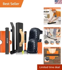 All-Inclusive Heavy-Duty Flooring Tools Kit - Tapping Block, Knee Pads & More