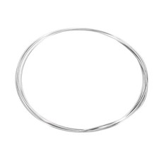 Titanium Wire, 10 Feet x 1.2mm 17 Gauge TC4 Titanium Soft Wire, Silver Tone