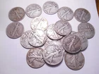One Roll Walking Liberty Half Dollars-90% Silver