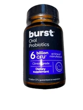 BURST Oral Probiotic - Bad Breath Support for Adults - Chewable Dental Oral