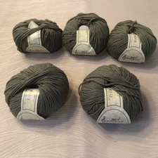 5x Maratona 100% Extra Fine Merino Wool 50g Green