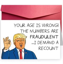 Donald Trump Happy Birthday Card W/ Envelope ...