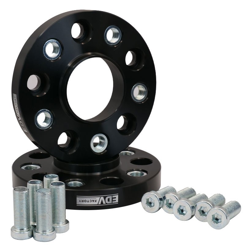 Élargisseur de voie BMW Série 4 G22 G23 G26 en aluminium noir de 25mm
