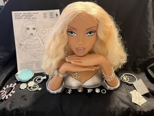 My Scene My Bling Bling Barbie Hair Streaks Styling Head, Box  Most Accessories