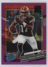 2023 Clearly Donruss Rated Rookie Purple 79/199 Dorian Thompson-Robinson #60 6k2