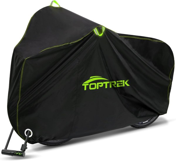 Toptrek Fahrradabdeckung Wasserdicht RegenhüLle 210T Oxford Gewebe 200X110X70 Cm-image