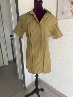 Damen Bluse Kleid Tunika Pretty Little Things Gr 34 Senf Farbe Wie Neu
