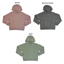 Calvin Klein Ladies Drop Shoulder Pull On Hooded Sweatshirt