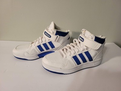 Adidas Postmove Mid Cloudfoam White Team Royal Blue Mens Size 7
