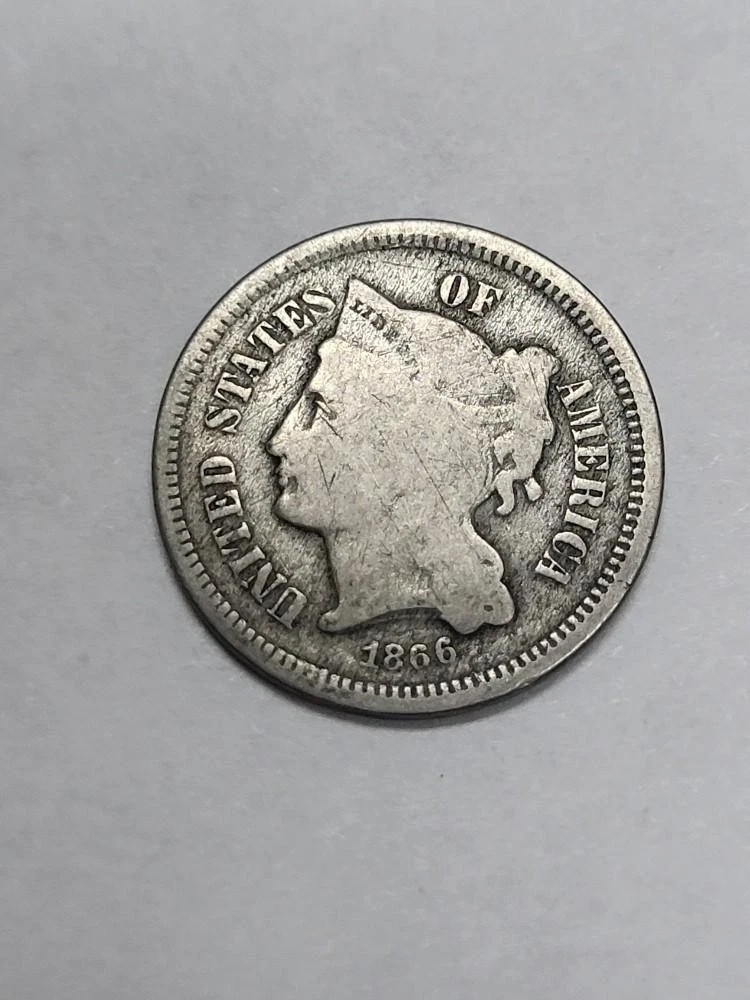 25+ US Three Cent Nickels 1866 for sale | Updated Sep 2026