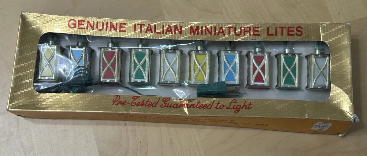 Italian Christmas Lights In Christmas Lights (1946-1990) for sale