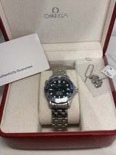 Omega Seamaster Professional Automatic 300m WaveDial 36mm MidSize Blue