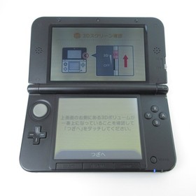 【Excellent】Nintendo 3DS LL XL Black Console ONLY Japanese Edition #NET1222/01