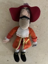 Disney Jr Captain Hook Jake Neverland Pirates Plush Stuffed Just Play Peter Pan