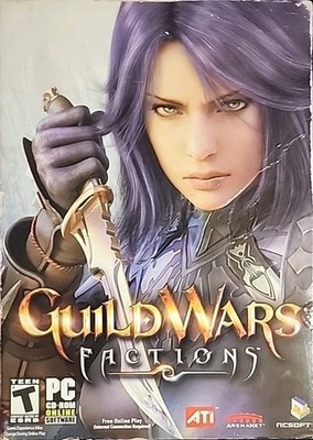 Guild Wars Factions (PC, 2006) Complete with manual, 2 discs, sleeve. Excellent!