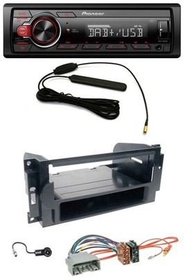 Pioneer MP3 DAB 1DIN AUX USB Autoradio für Chrysler 300C Dodge Caliber Jeep Comm