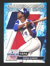 2021 TOPPS Outstanding Opening Day HANK AARON #OOD-10