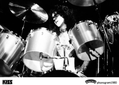 Kiss - Promo Photo 1980 - (Music From) The Elder - Eric Carr - End Of The Road