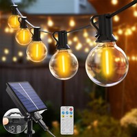 10M G40 Birnen Lichterkette AußEn Strom Led GlüHbirnen Garten Lichterketten Neu