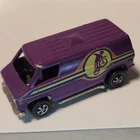 1974 HOT WHEELS REDLINE SUPER VAN W/MOTOCROSS TAMPOS Restored Plum/ Purple