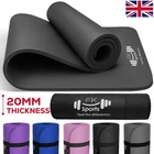 Yoga Mat 20MM Extra Thick Fitness Foam Pilates Mats Non Slip Exercise Home Gym