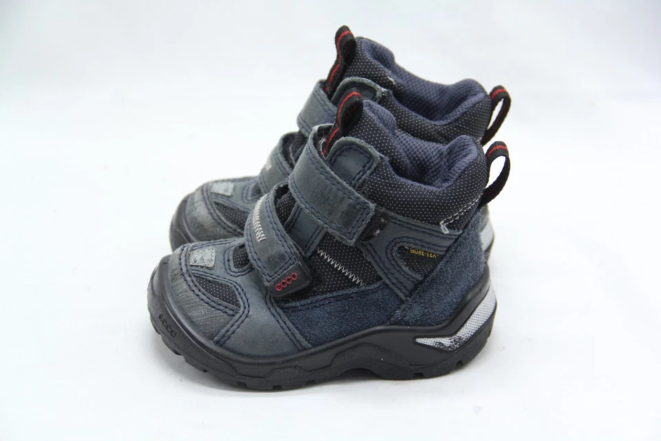Ecco Light Botas Niño Bebé Niños Talla 22 Azul GTX Gamuza Impermeable Invierno Foto 4 de 4