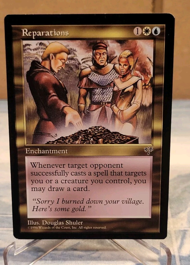 reparations mtg card price [Mirage]  Grognard Games you may draw a card. reparations  Scryfall Magic: The