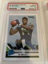 2019 Panini Donruss DK Metcalf rc Rated Rookie #313 PSA 10 nfl football