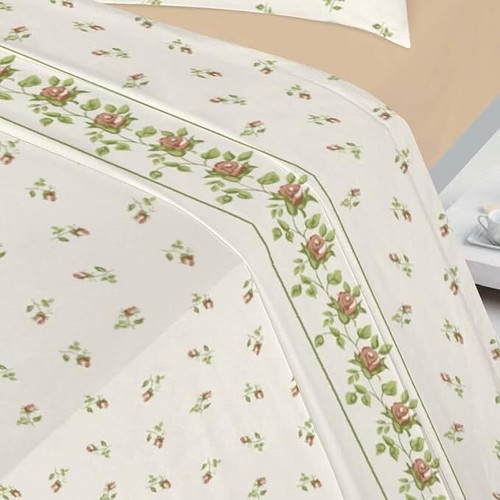 Flannelette 100% Brushed Cotton Floral Fitted & Flat Sheet Set With Pillowcases - Picture 56 of 57