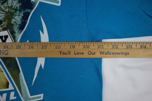 Neu mit Etikett Fly Society We Run This LAX MIAMI HNL 100 % Baumwolle blau Grafik T-Shirt Gr. LG - Bild 4 von 5