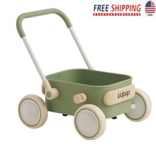 Baby Push Walk Toy 2-in-1 Wagon Safe Design Easy Assembly Indoor Outdoor Gifts