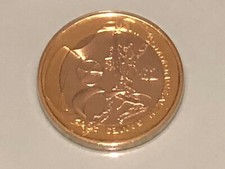 2002 £2 Two Pound Coin Commonwealth Games Scotland Flag UK BUNC