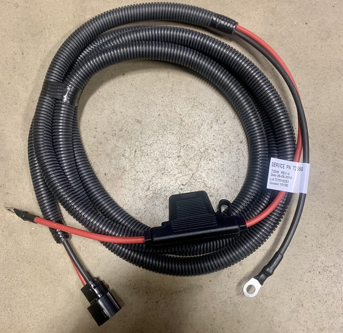 【R&B】xplicit 72550 LED Lights Vehicle Battery Cable Western NightHawk,Fisher