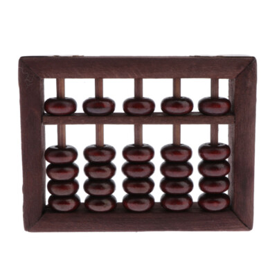 5 Digit Rods Standard Abacus Soroban Chinesisches Taschenrechner Zählwerkzeug