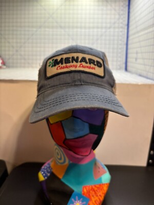 Vintage Menard Cashway Lumber Menard Baseball Cap Trucker Hat Lid Patch Menards
