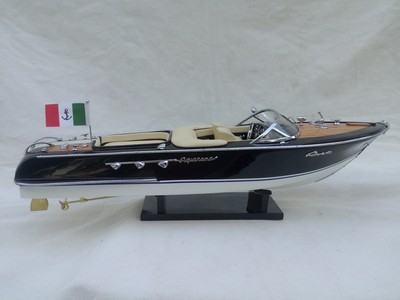 New Riva Aquarama 21'' Cream Seat Quality Wood Model Boat L50 Free Shipping