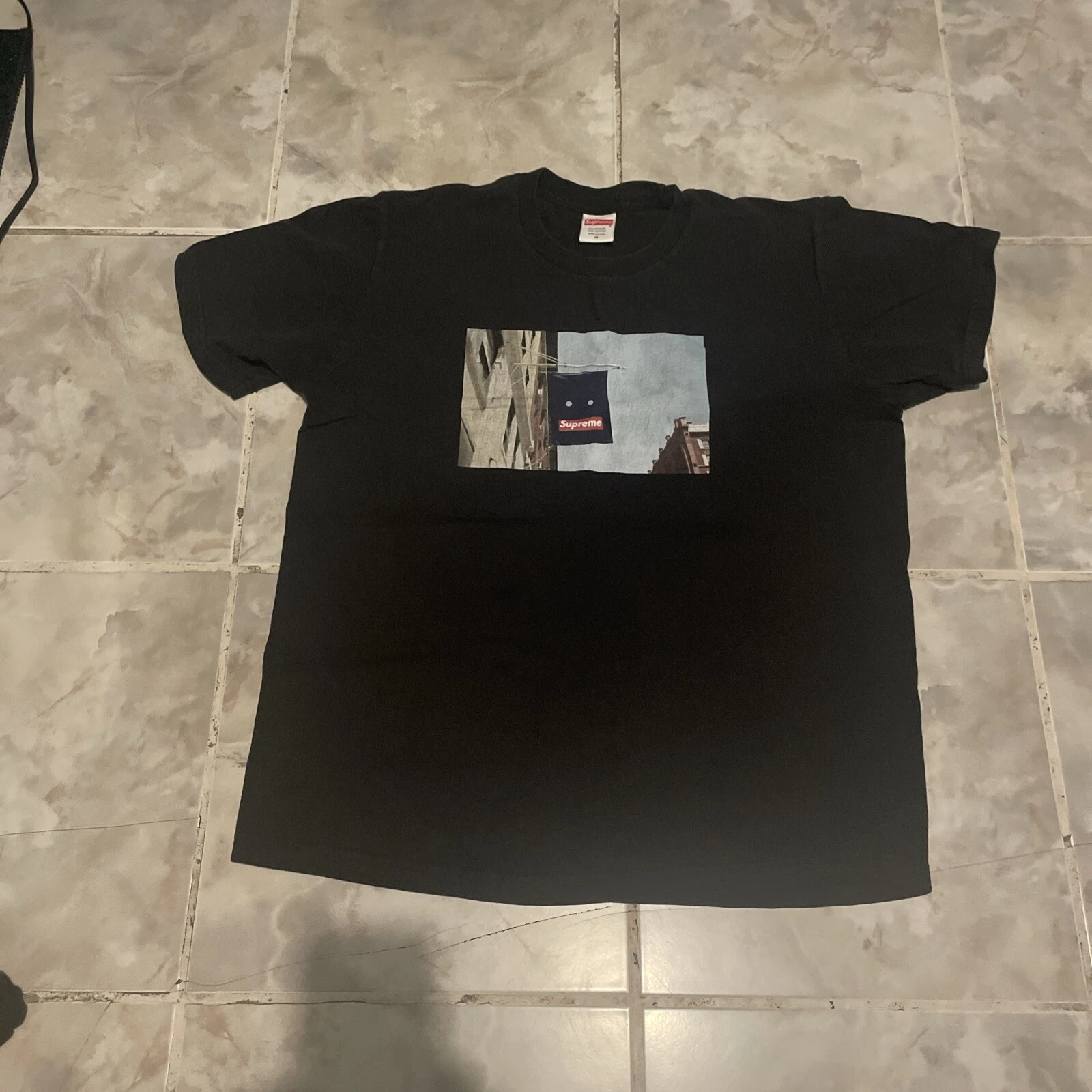 Tee shirt Supreme Banner FW19 homme taille M noir